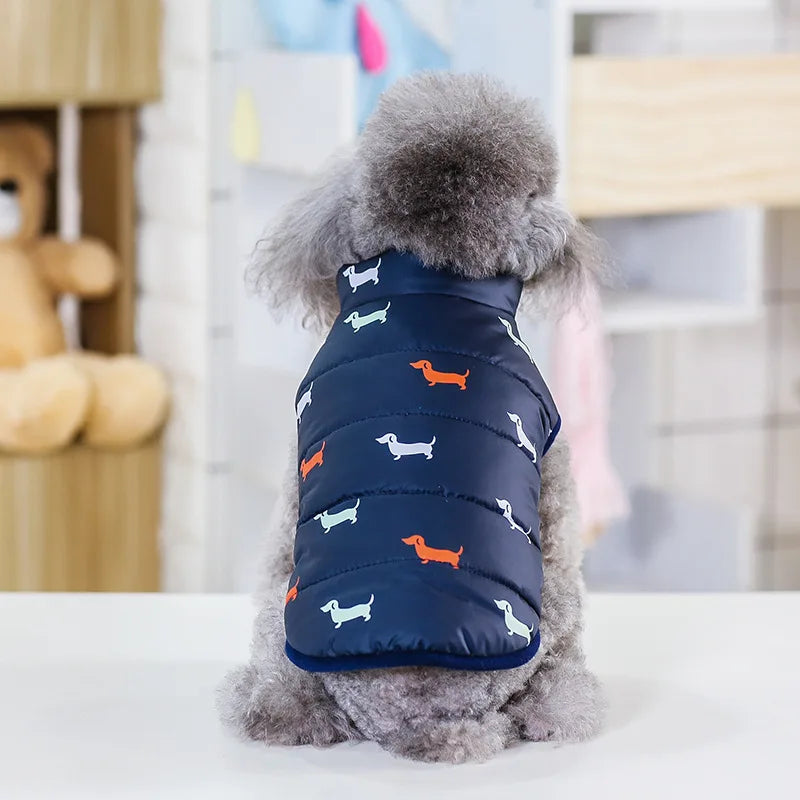 Winter Dog Clothes for Small Dogs Coat Warm Vest Clothes for Yorkies Chihuahua French Bulldog Puppy Vest for Dogs Costumes Coat