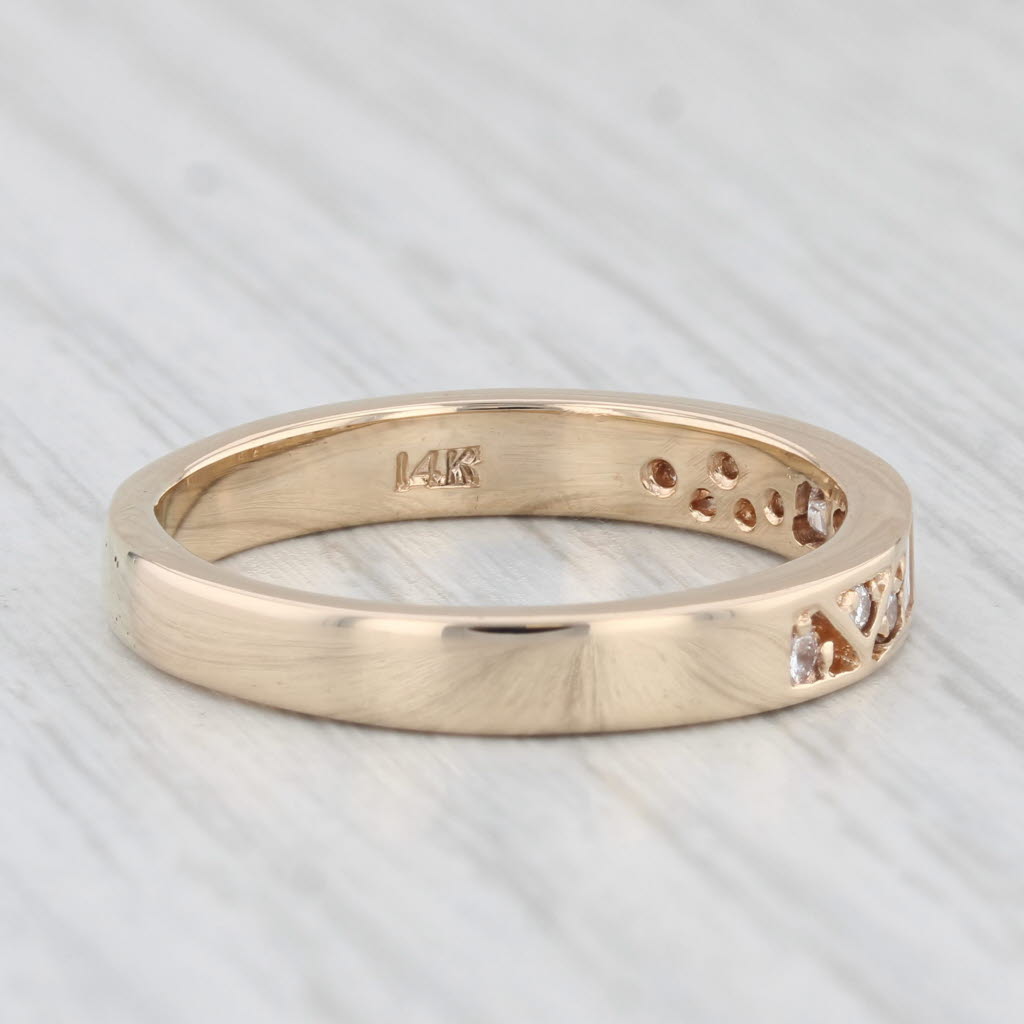0.50ctw Diamond Wedding Band 14k Yellow Gold Size 9.25-9.5 Ring