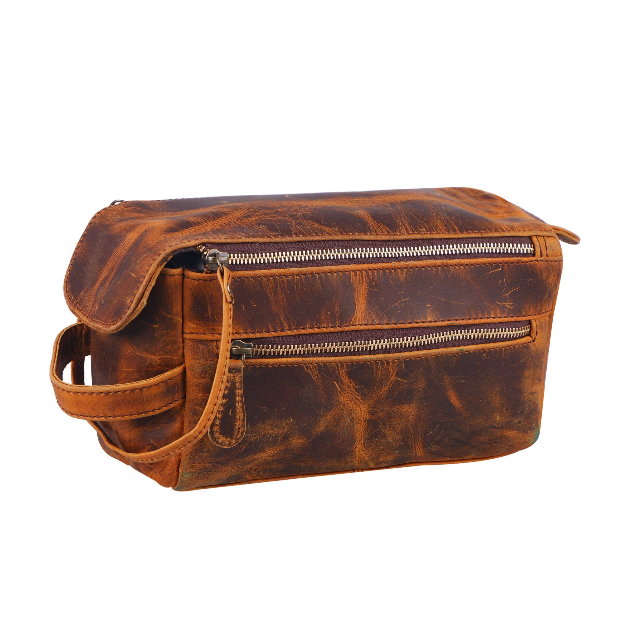 Walnut Travel Dopp Kit