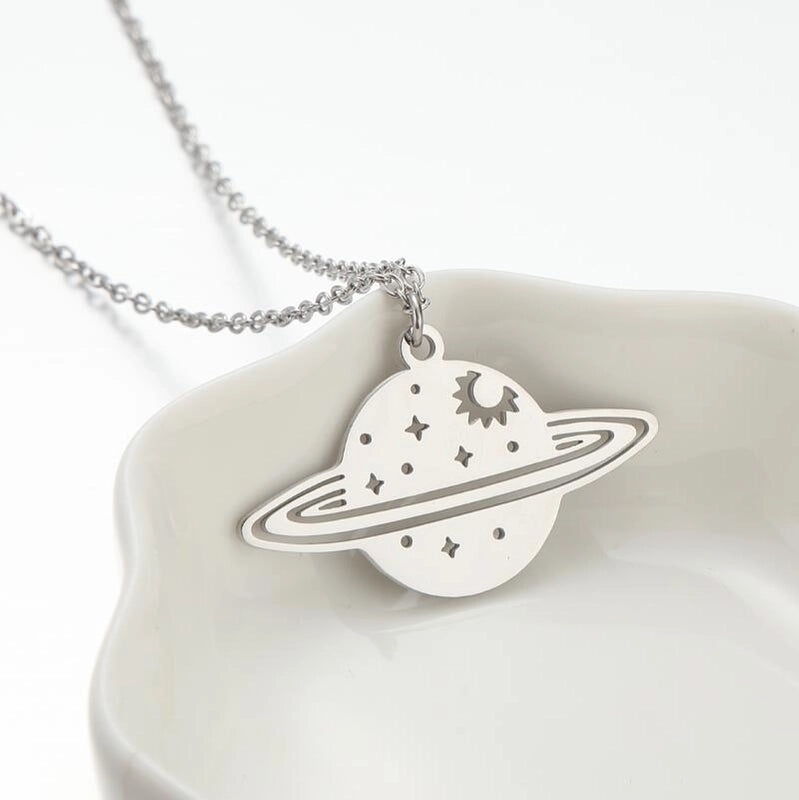 Fashion Sun 201 Stainless Steel 18K Gold Plated Plating Stainless Steel Necklaces