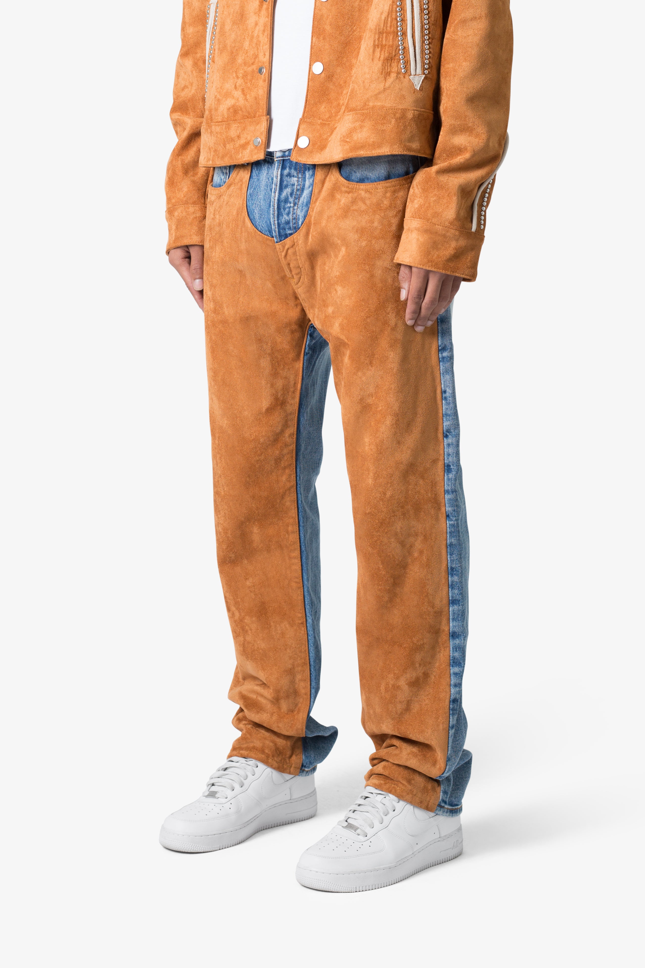 V636 Western Baggy Denim - Blue