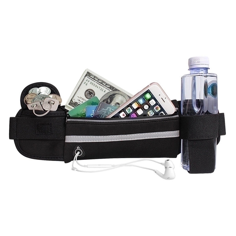Fashion Solid Color Printing Square Zipper Fanny Pack