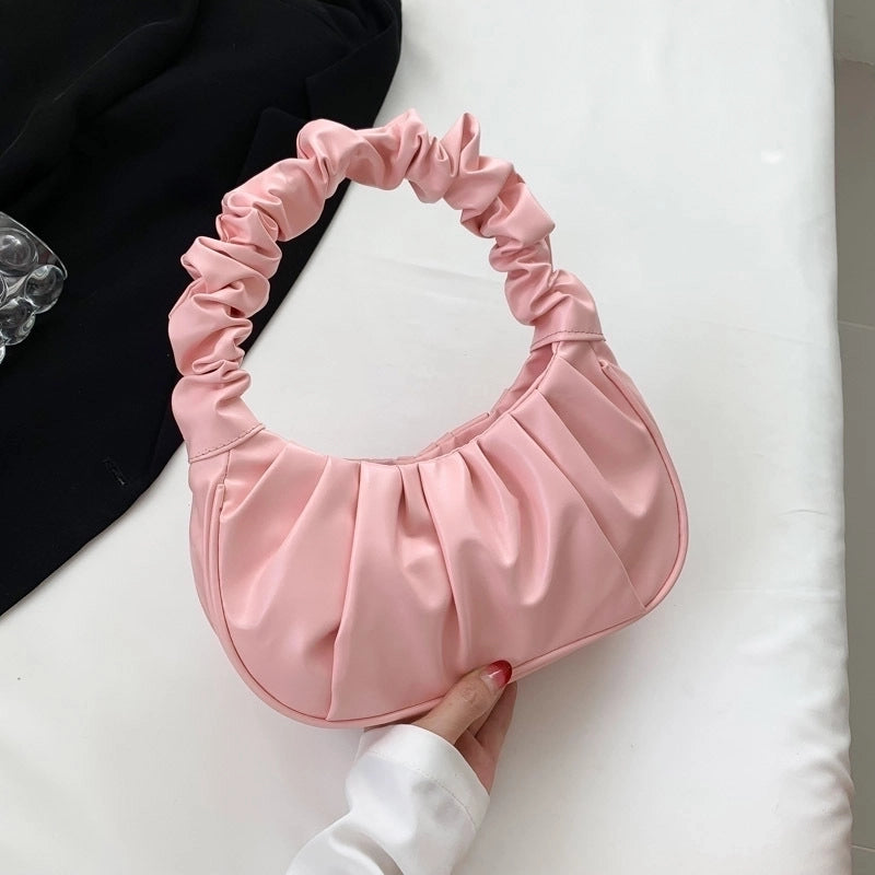 Women's Small All Seasons Pu Leather Fashion Cloud Shape Bag