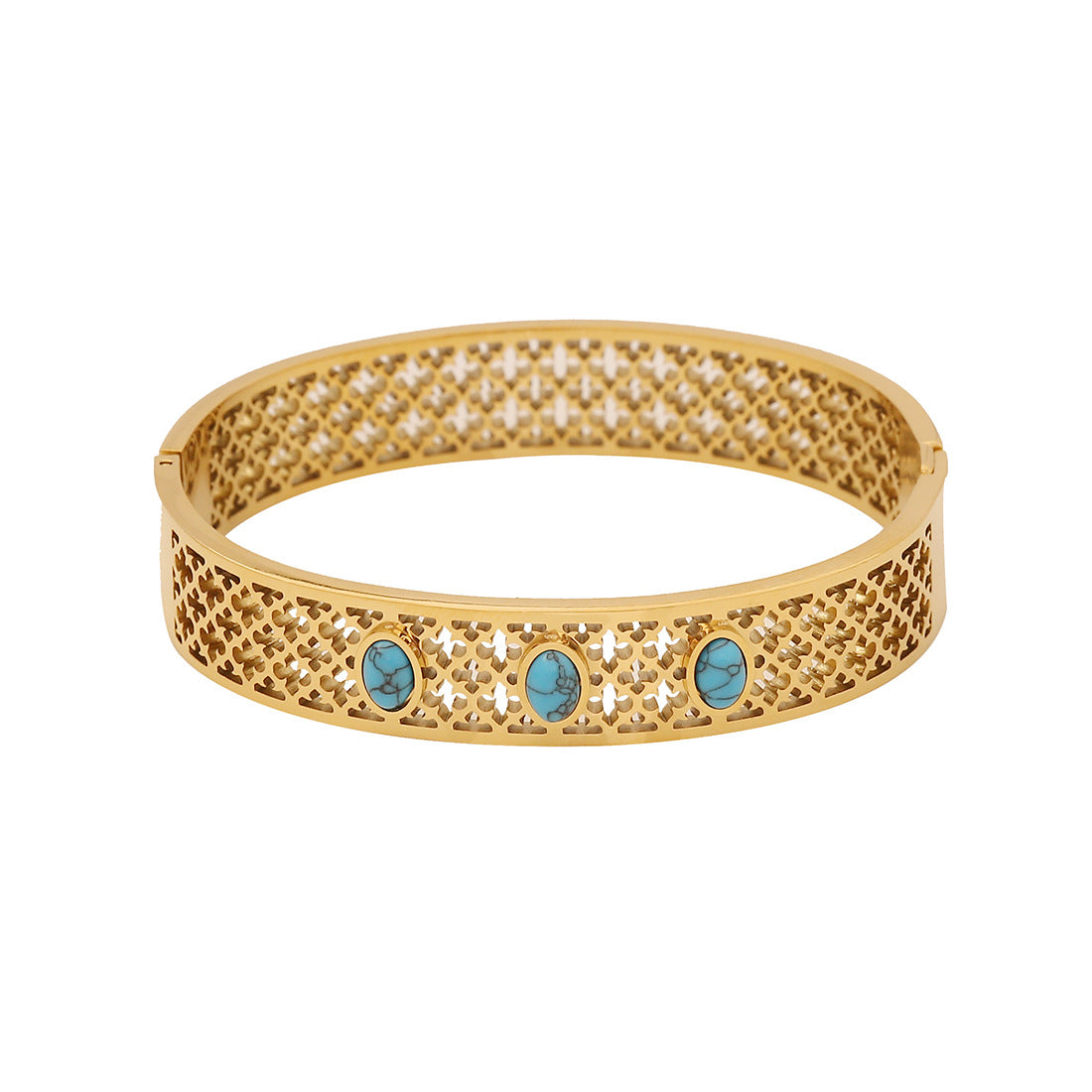 Vintage Retro Stainless Steel Electroplating Bangles