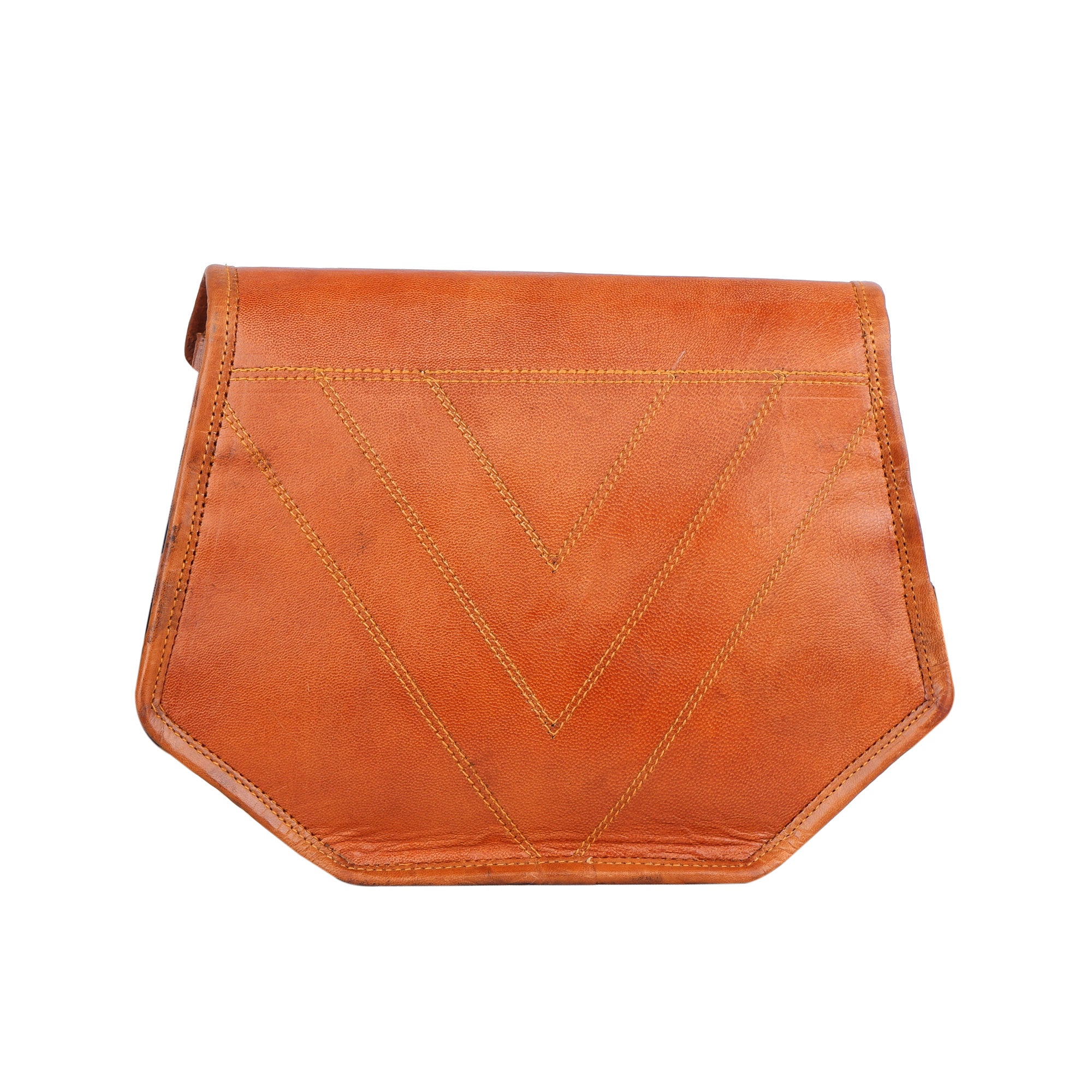 Women's Brown Real Leather Purse