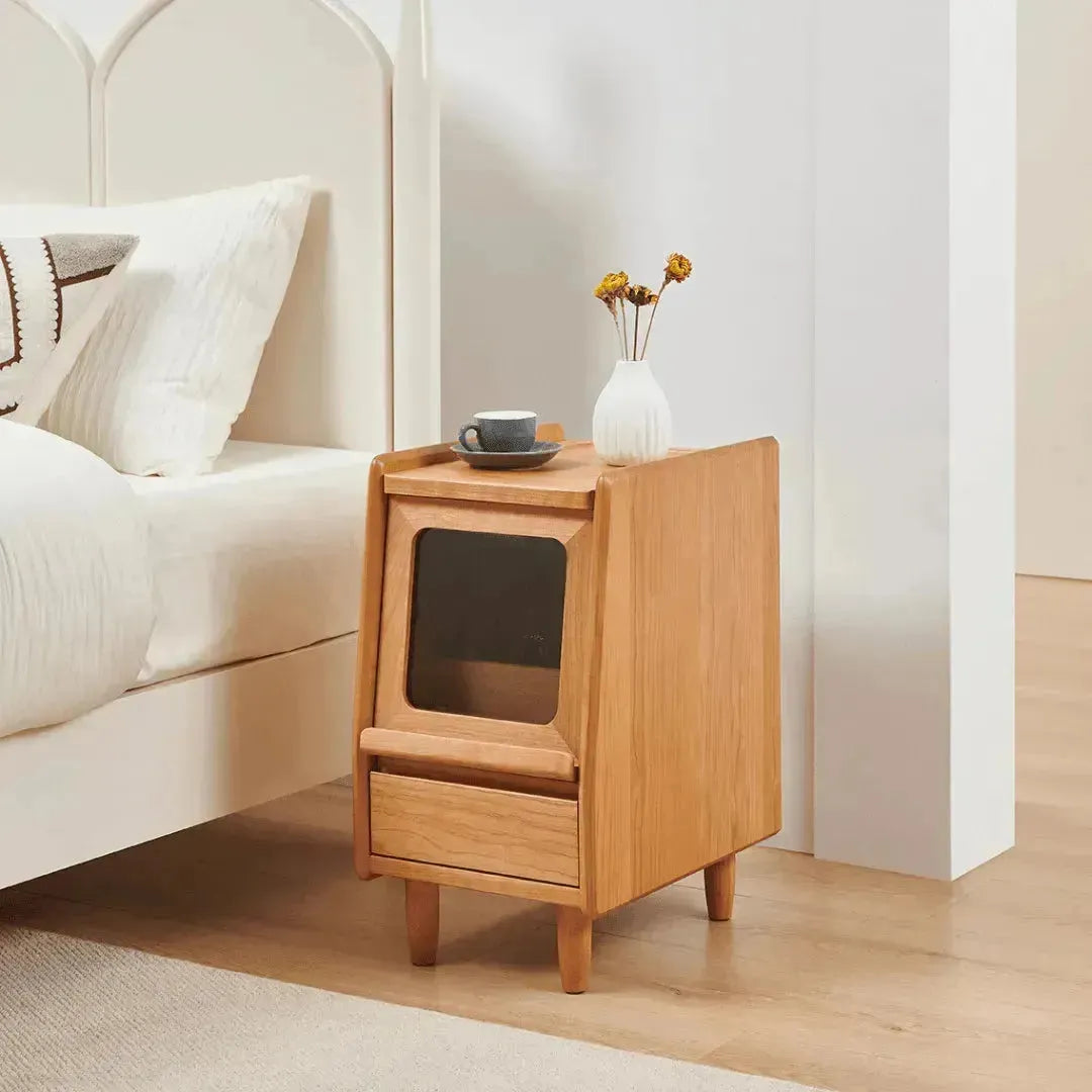 Corcino Solid Wood Nightstand