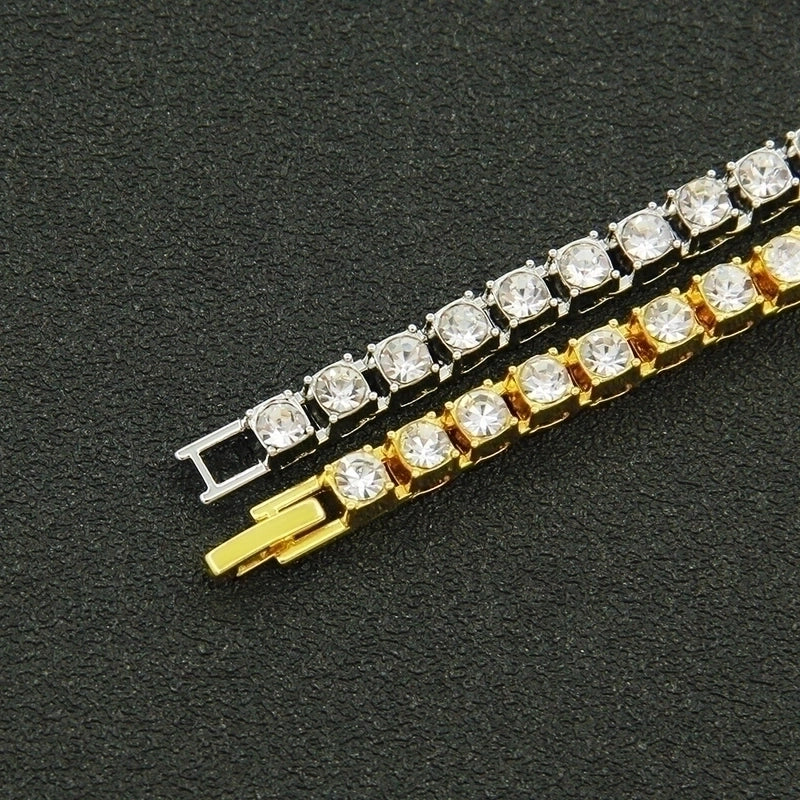 Single-row Diamonds One-row Diamond Necklace Full Of Diamonds Tennis Chain