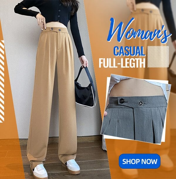 ✨Promotion de nouveaux produits✨Pantalon large et décontracté pour femmes