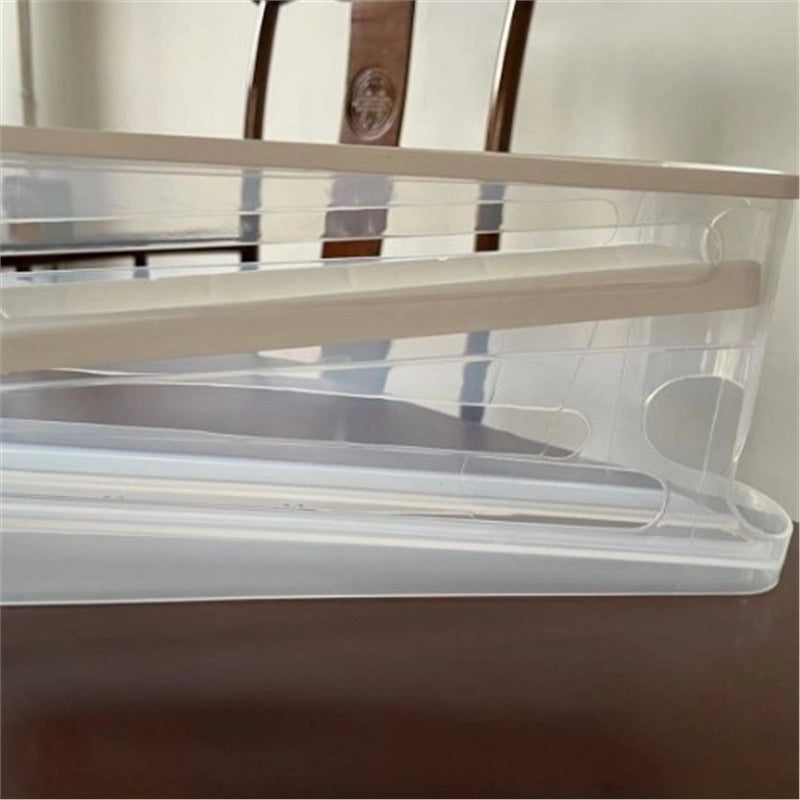 Casual Solid Color Plastic Egg Storage Box