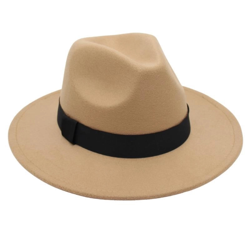 Beach Ferdo Hat Tie-dyed Top Hat Jazz Hat Men And Women Felt Hat Temperament Woolen Hat Trend