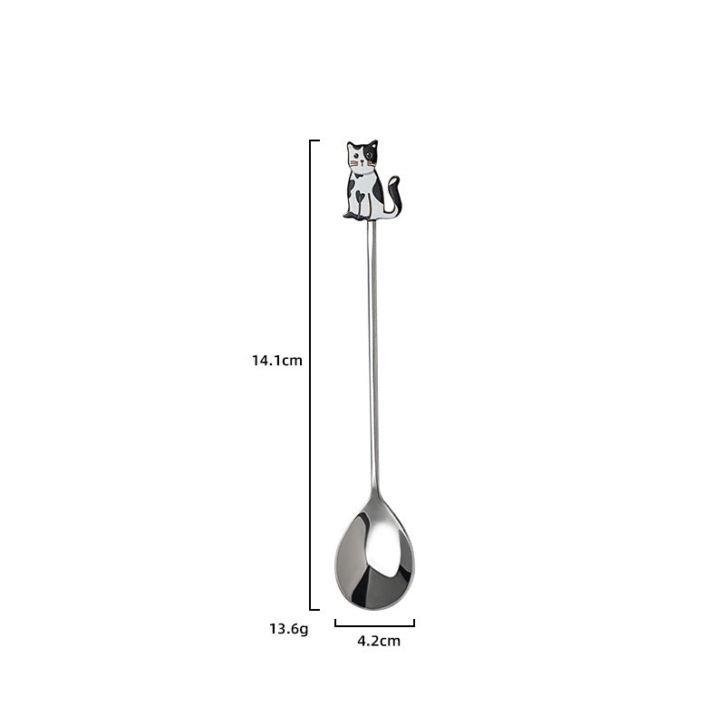 Cute Cartoon Stainless Steel Spoon 1 Piece