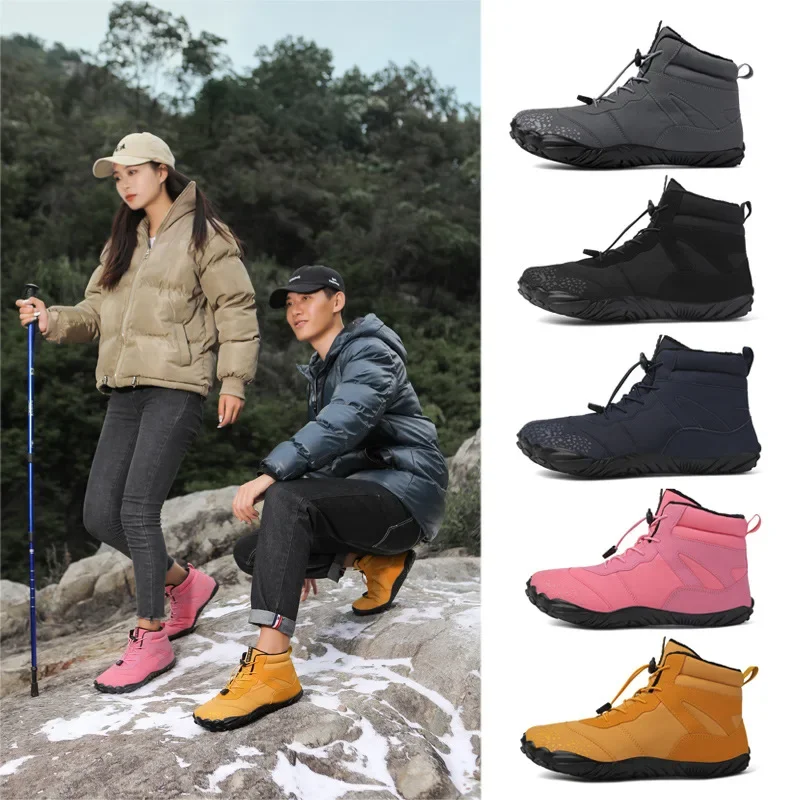 ugg Winter Boots for Men Women Snow Foot Outdoor Warm Fur Casual Sneakers Plus Size Ankle Boots  non slip shoes for kitchen work