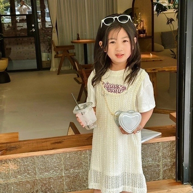 Girl's Pu Leather Heart Shape Solid Color Cute Heart-shaped Zipper Shoulder Bag Crossbody Bag Chain Bag