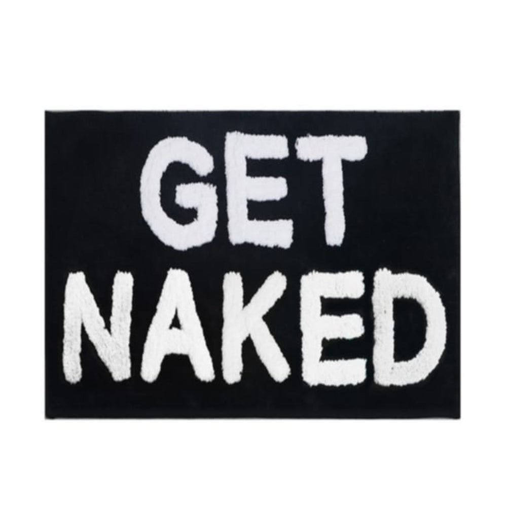 Get Naked Funny Bathroom Mat