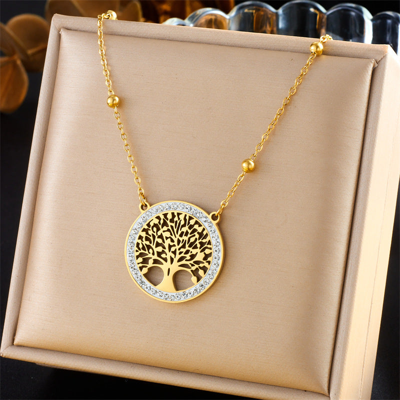 Women Fashion Chain Stainless Steel Electroplating Jewelry Sets