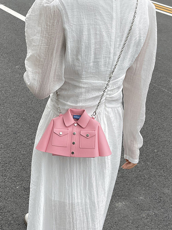Chains Rivet Split-Joint Jacket-Shaped Bags Bags Accessories Crossbody Bags