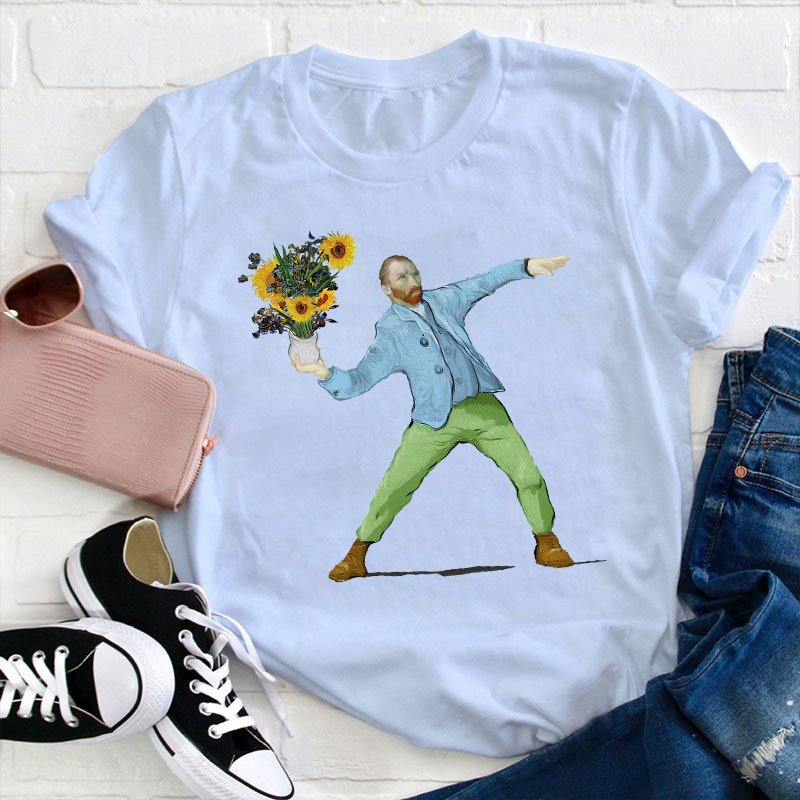 Van Goghsky Funny Art Teacher T-Shirt