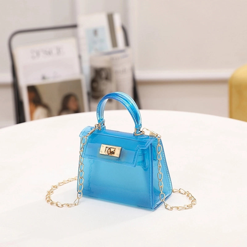 Women's Mini Summer Pvc Cute Basic Square Bag
