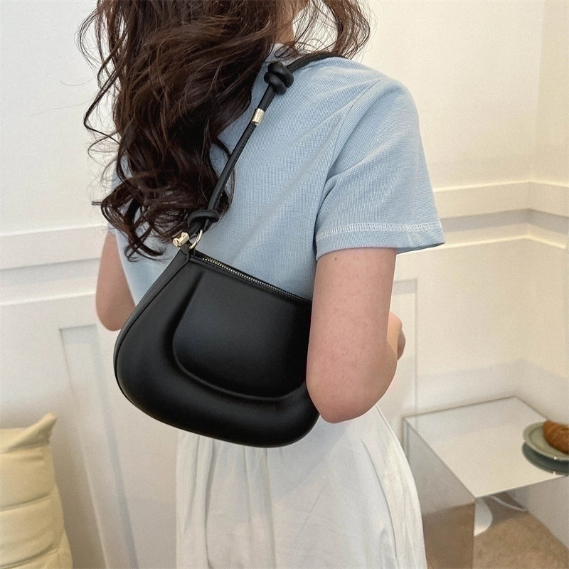 Women's Medium Summer Pu Leather Streetwear Shoulder Bag