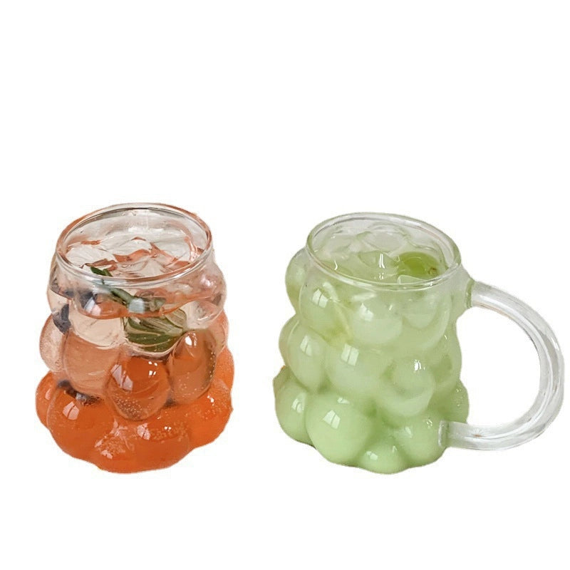 Casual Vacation Solid Color Borosilicate Glass Water Bottles 1 Piece
