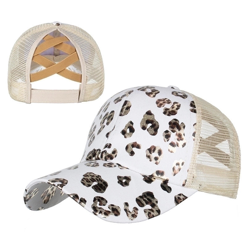 Women's Commute Color Block Patchwork Flat Eaves Baseball Cap