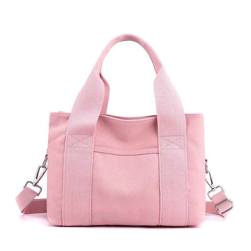 Women's Medium All Seasons Canvas Vintage Style Handbag Tote Bag