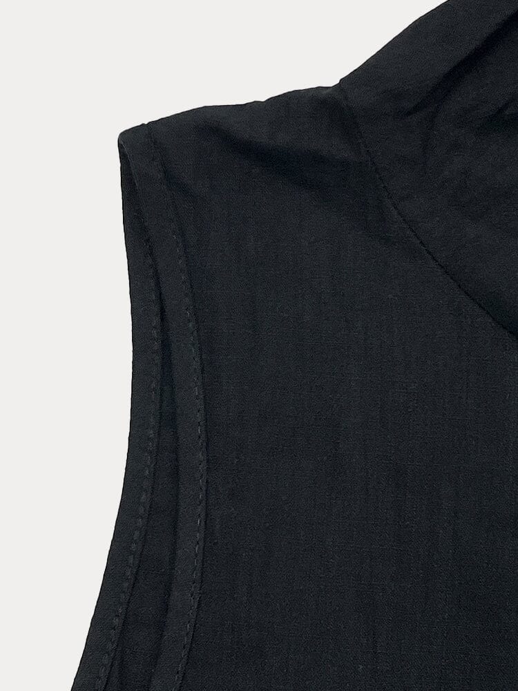 Comfort 100% Cotton Hooded Tank Top