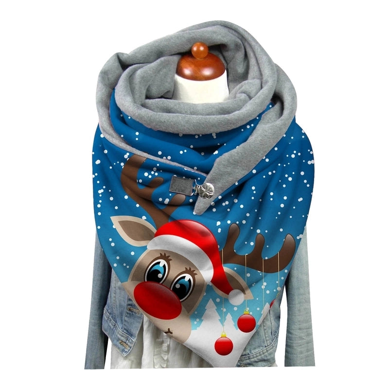 Unisex Cute Ditsy Floral Winter Scarves