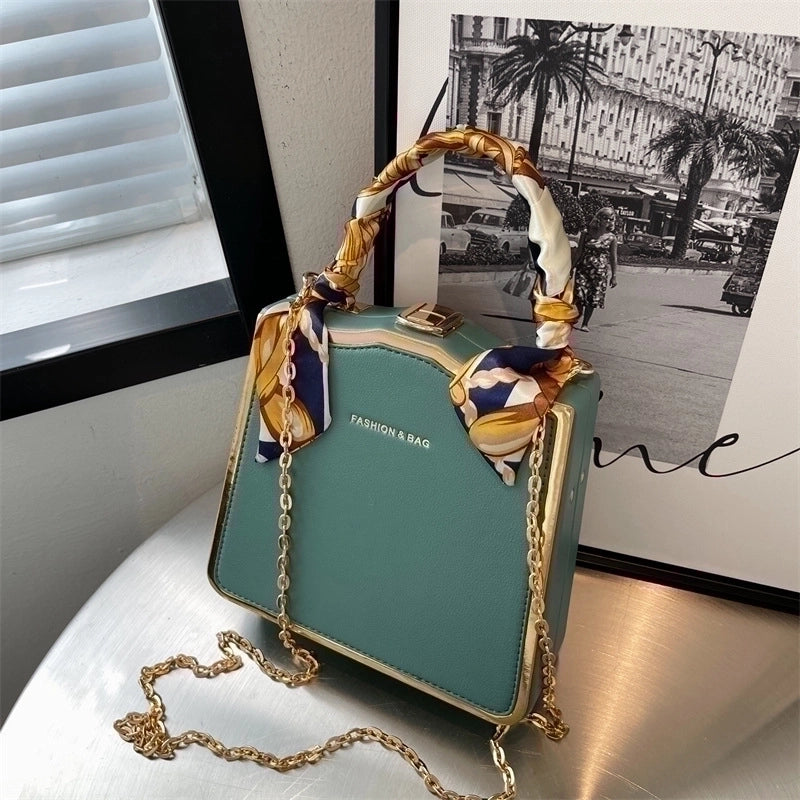Small Pu Leather Fashion Square Bag
