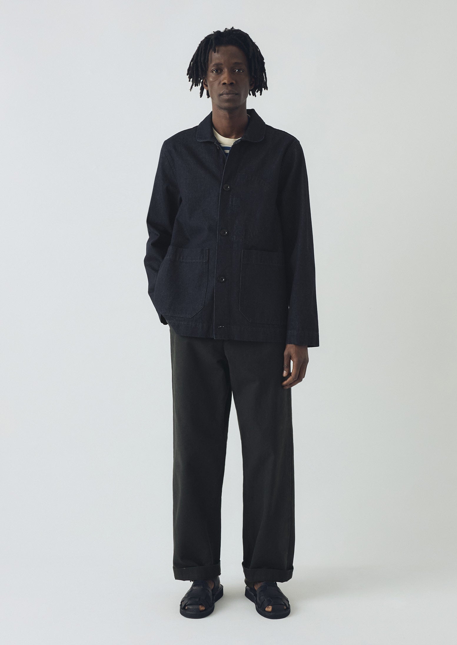 Denim Chore Jacket | Indigo