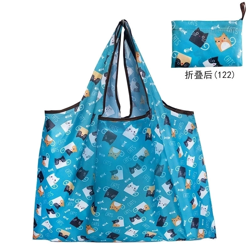 Casual Pastoral Plant Oxford Cloth Shopping Bags