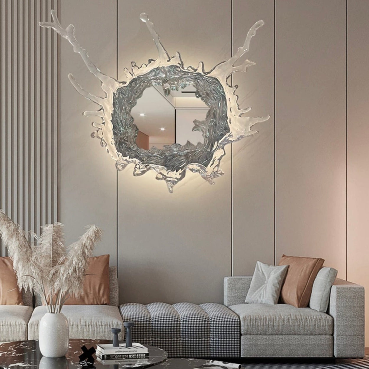 Fiji Mirror And Wall Lamp