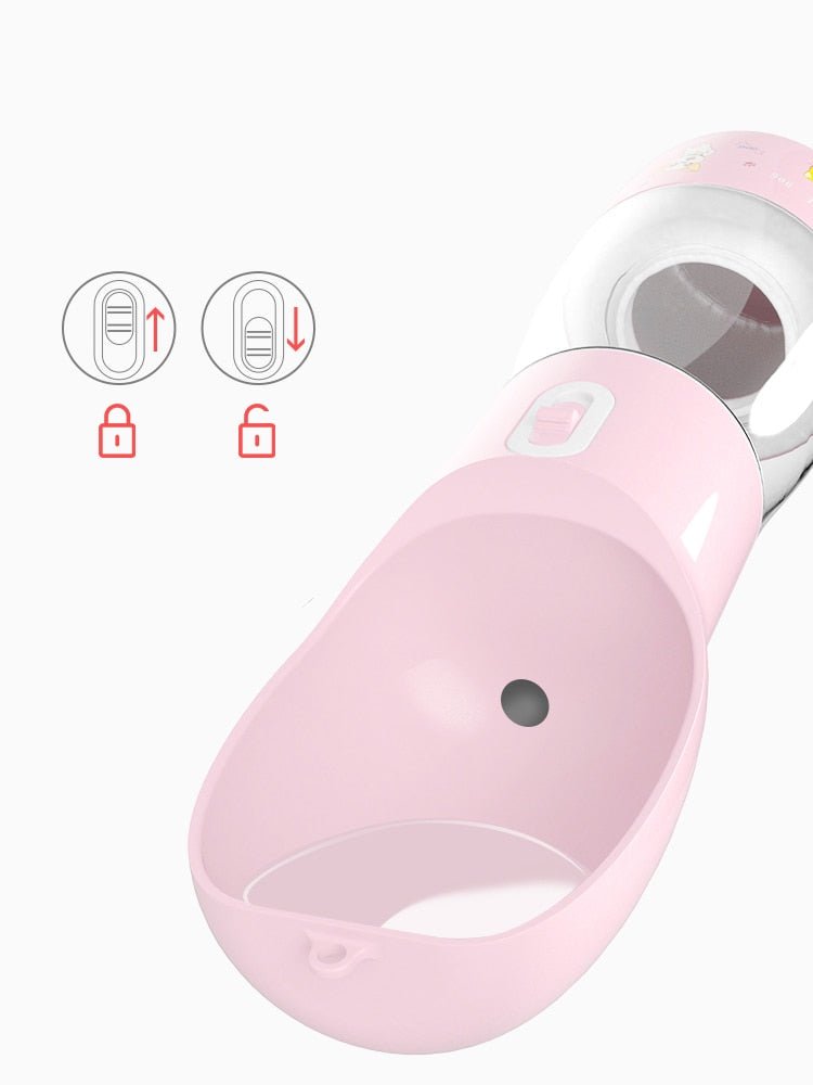 Portable Outdoor Pet Drinking and Feeding Bottle (3 Colours)