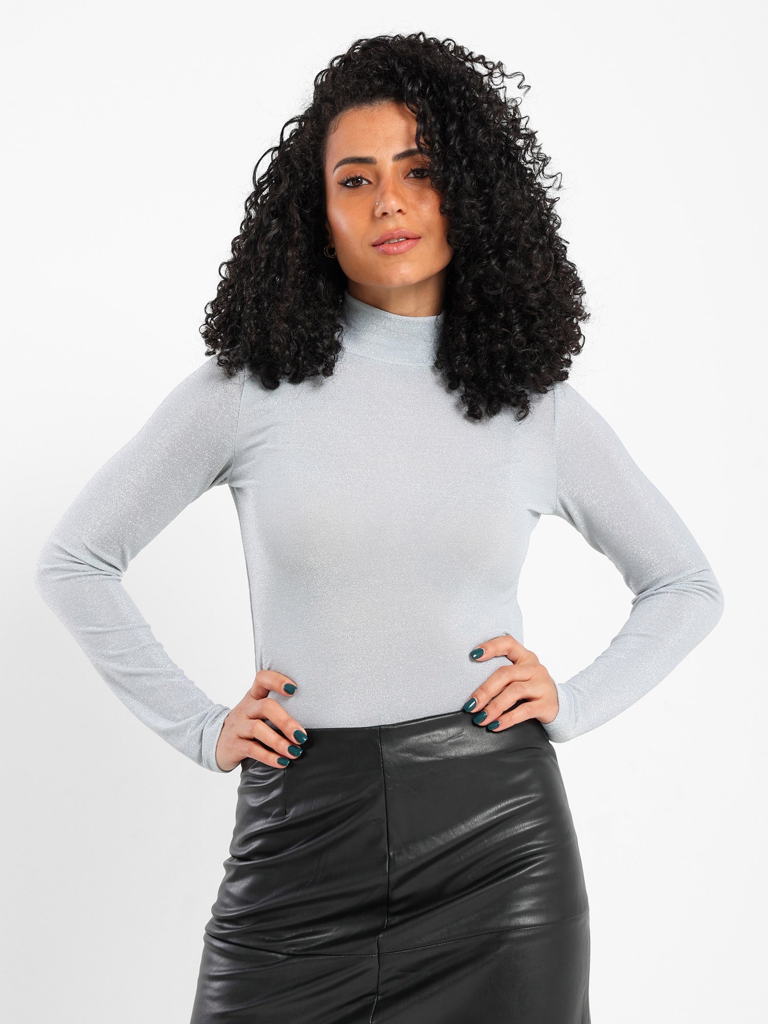 Casual Shiny Top