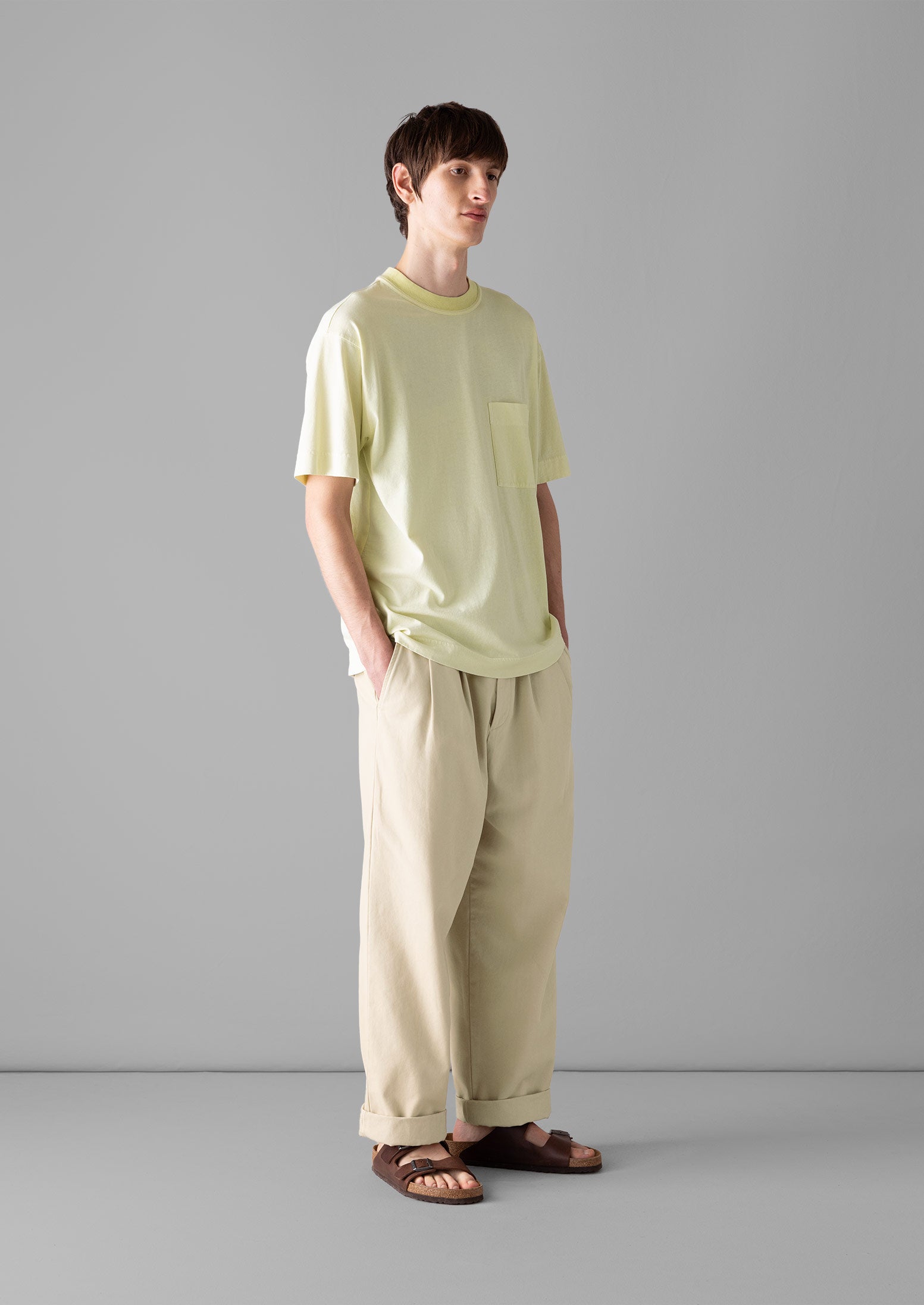 Mineral Dyed Organic Cotton Tee | Lemon