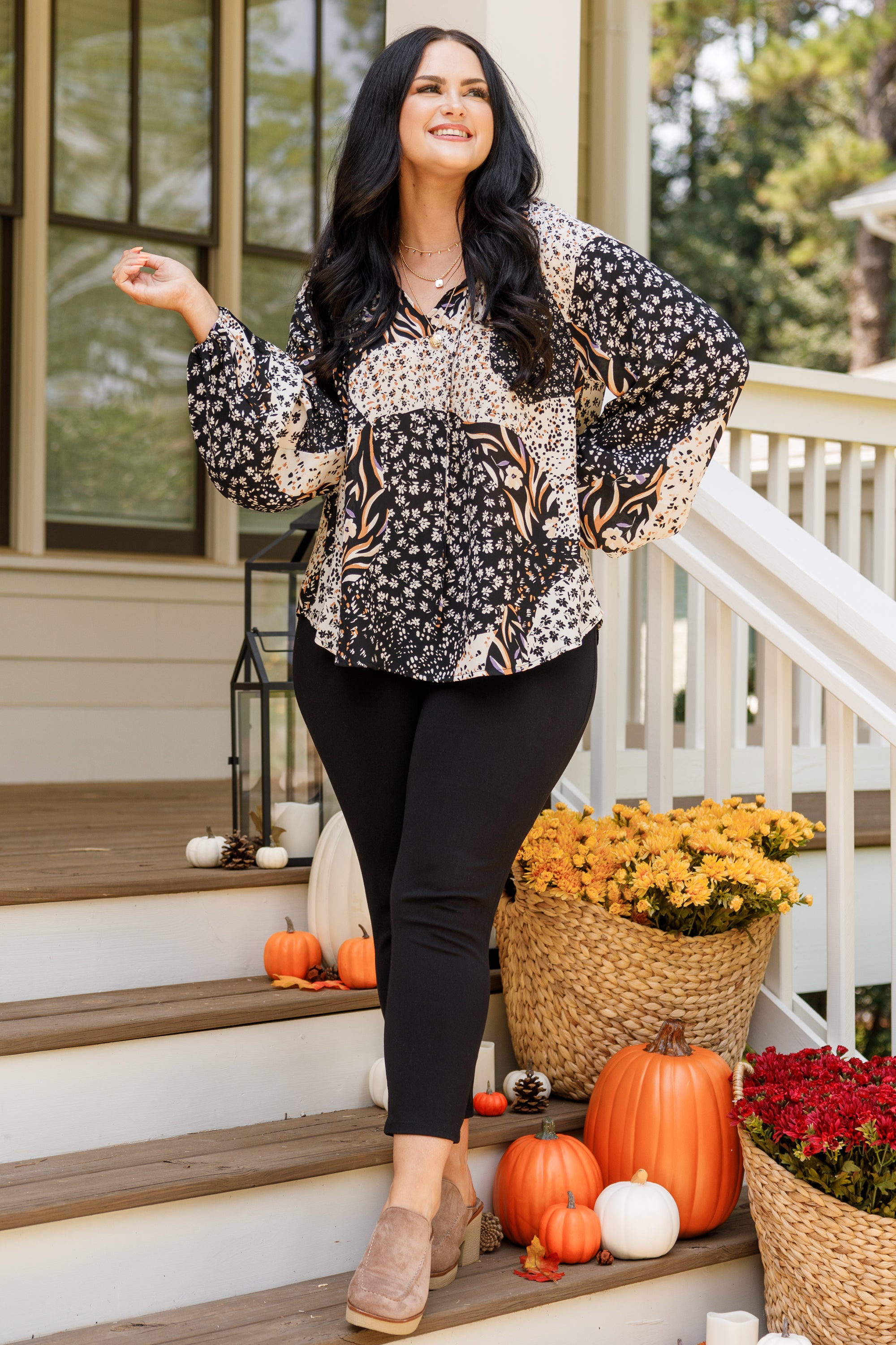 The Thursday Blouse. Black