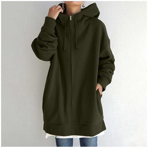 🌷HOT SLAE 49% OFF🌷Women's Autumn/Winter Zipper Hooded Sweater
