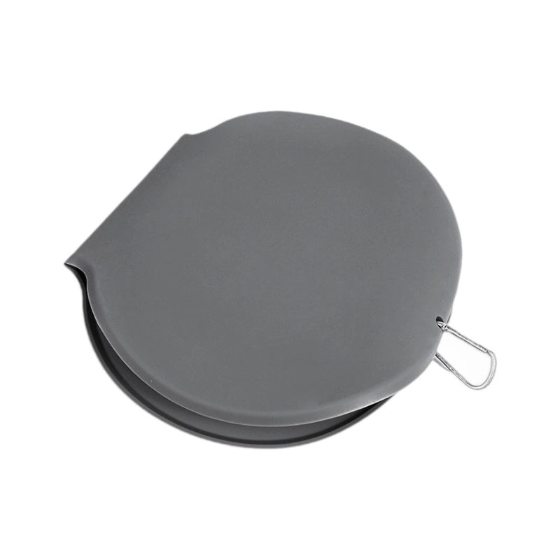 Casual Minimalist Silica Gel Solid Color Pet Tableware