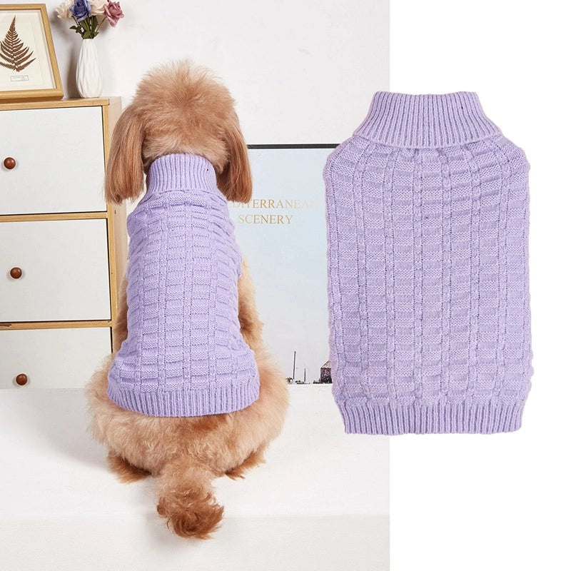 Minimalist Acrylic Solid Color Pet Clothing