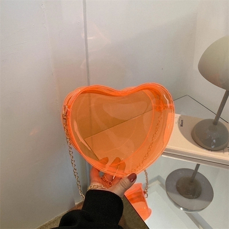 3 Pieces Women'S Small Spring&Summer Pvc Streetwear Shoulder Bag Chain Bag