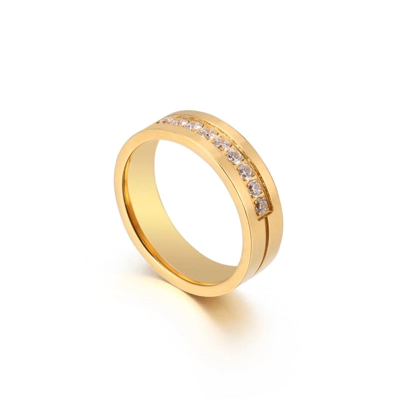 Titanium Steel 18K Gold Plated Fashion Plating