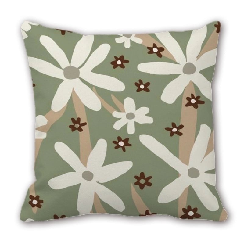 Vacation Plant Plush Pillow Cases