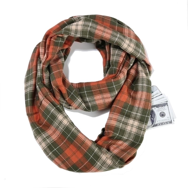 Women's Classic Style Color Block Imitation Cashmere Scarf