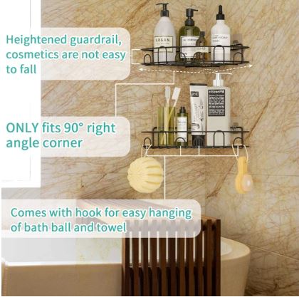 Bathroom Corner Shelf Wall Mounted