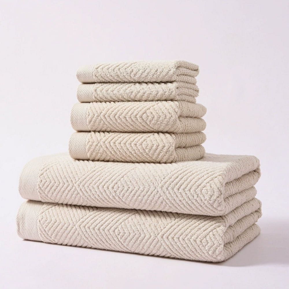 Supreme Cotton Towels | 6pcs Set