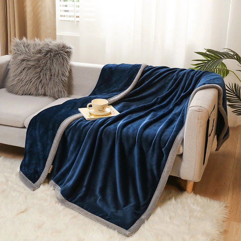 Thickened Autumn And Winter Blanket Flannel Blanket Faleirong Gift Blanket Summer Air-conditioning Blanket Coral Fleece Sheets