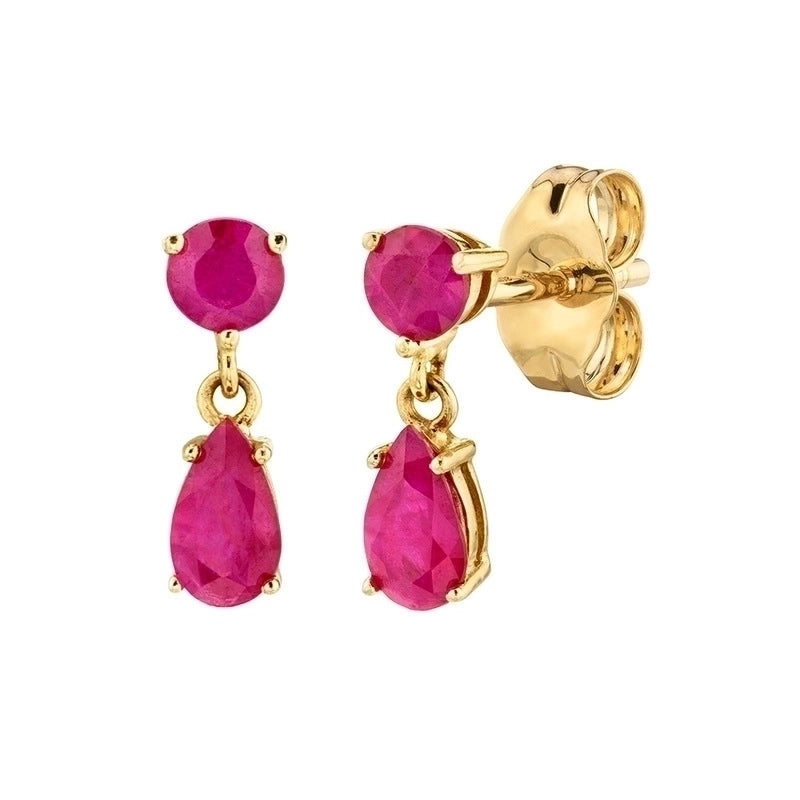 Minimalist Leaf Square Water Droplets Copper Ear Studs Plating Inlay Zircon Copper Earrings