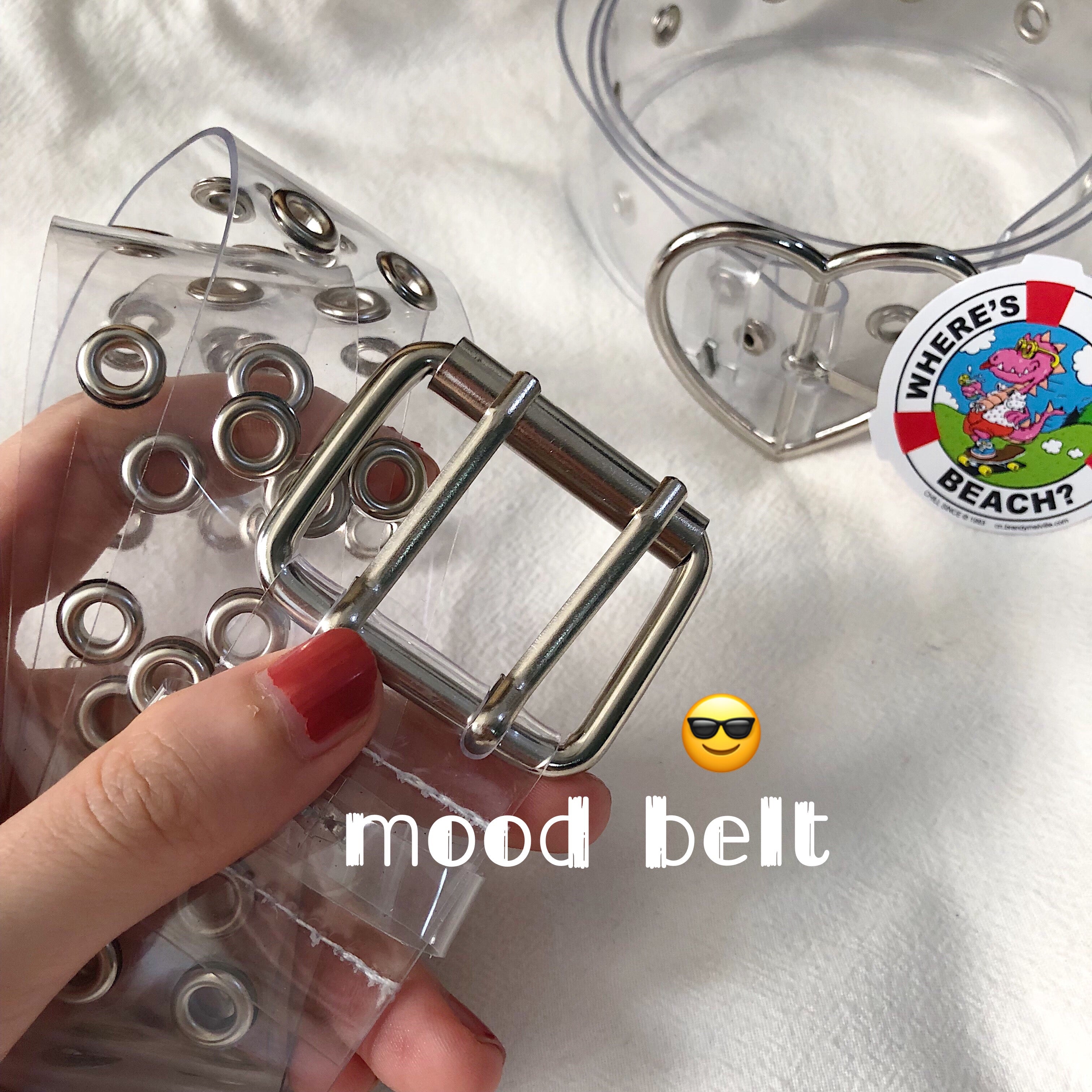 Transparent love belt KF81951