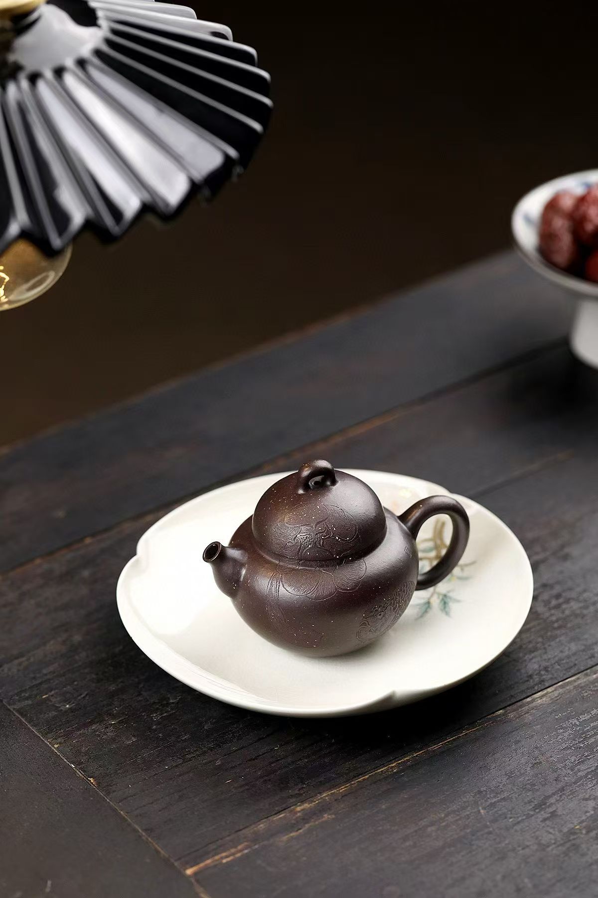Yixing purple clay teapot from China