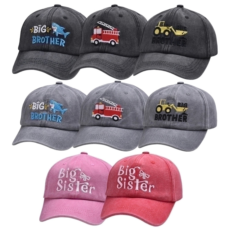 Children Unisex Embroidery Sweet Letter Embroidery Curved Eaves Baseball Cap